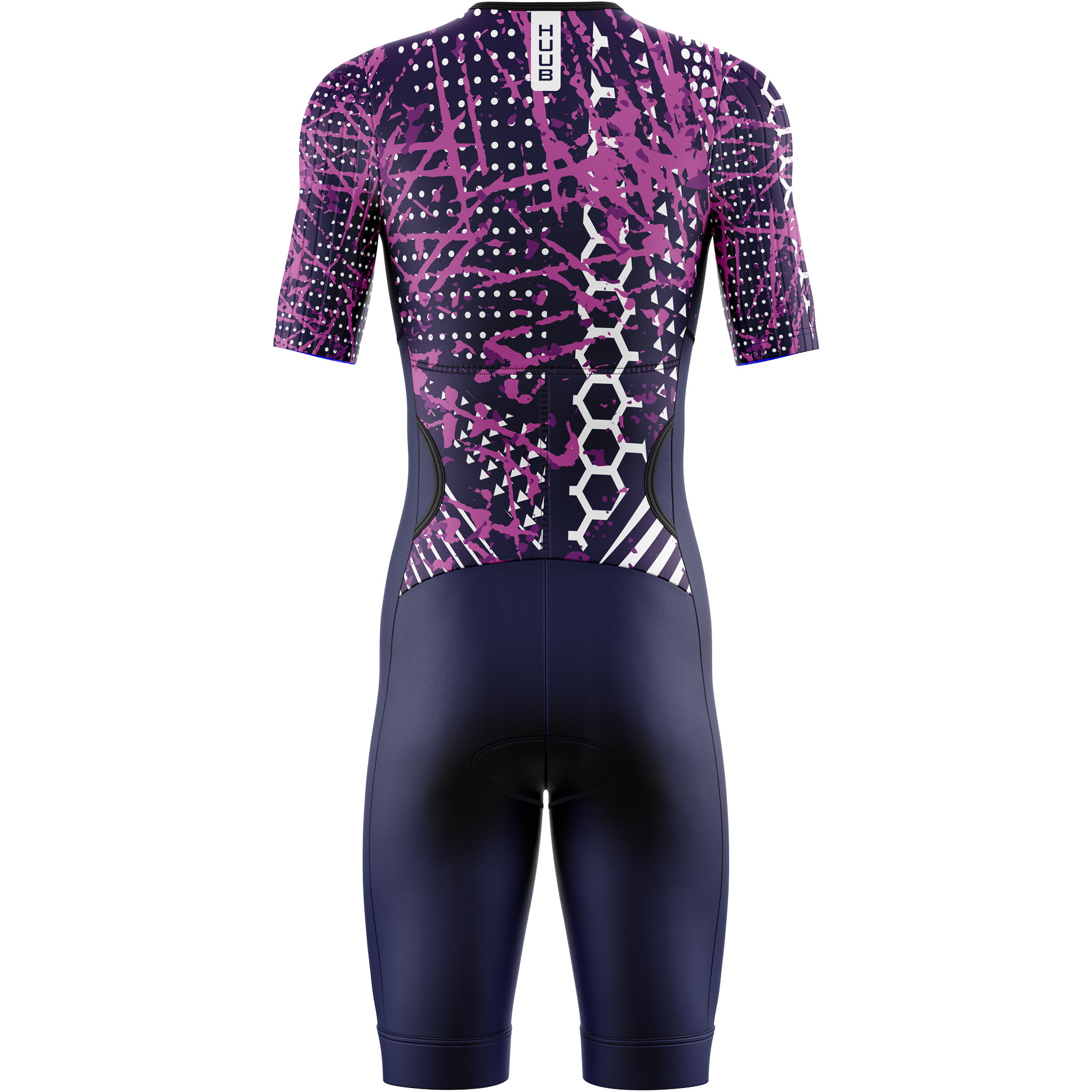 2026 HUUB Womens Collage Tri Suit COLTSNP - Navy / Pink